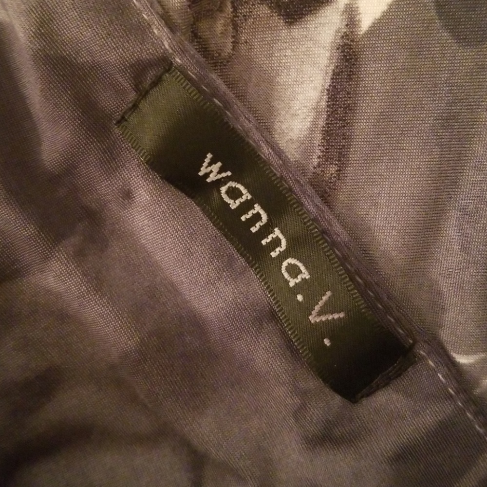 Wanna V gray Maxi dress - Large - Picture 3 of 5
